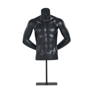male torso mannequin full back