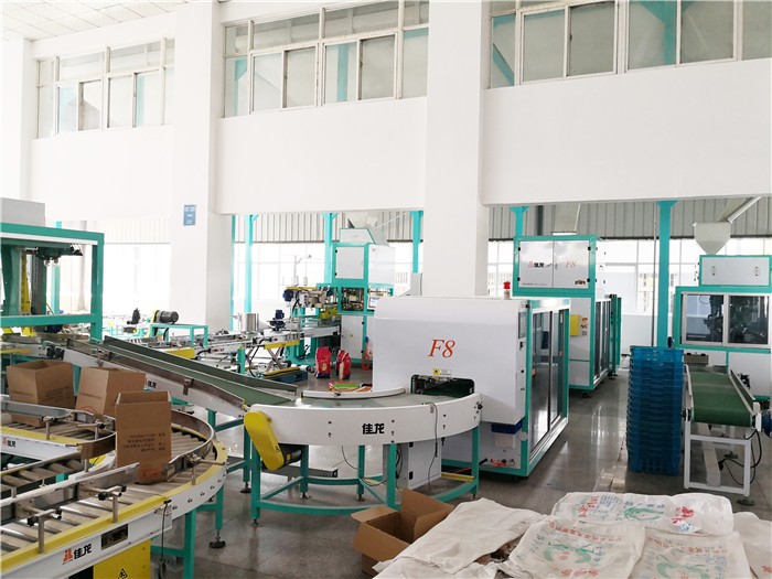 rice packing line with weighing filling sewing and bag conveyor modules