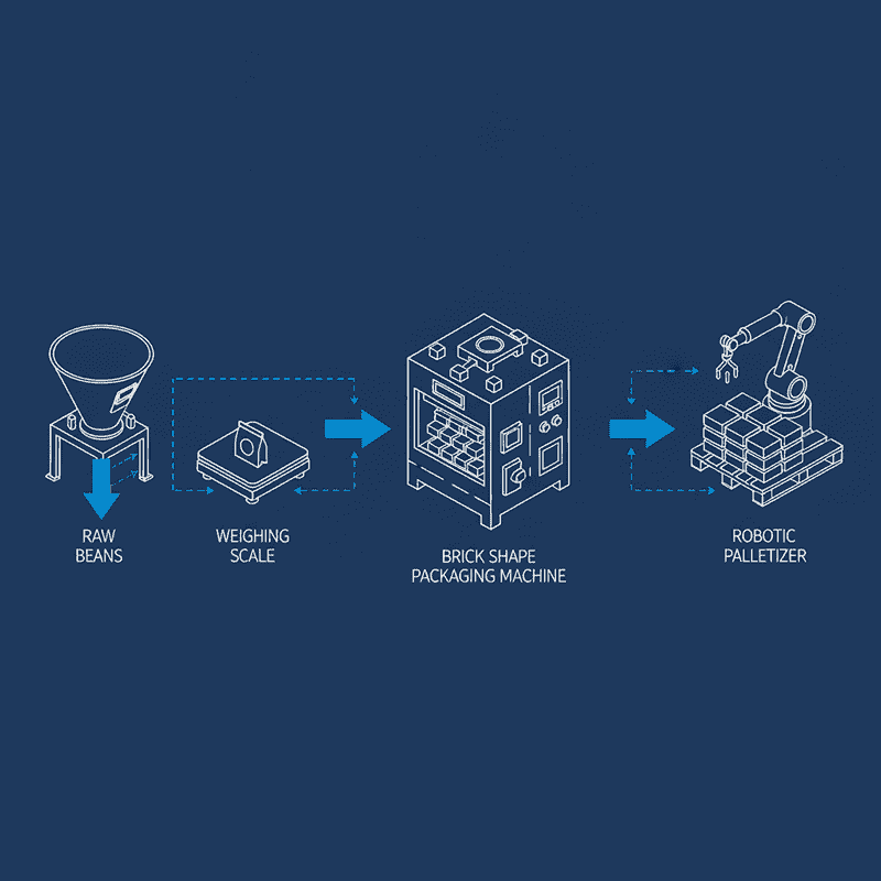brick shape packaging machine