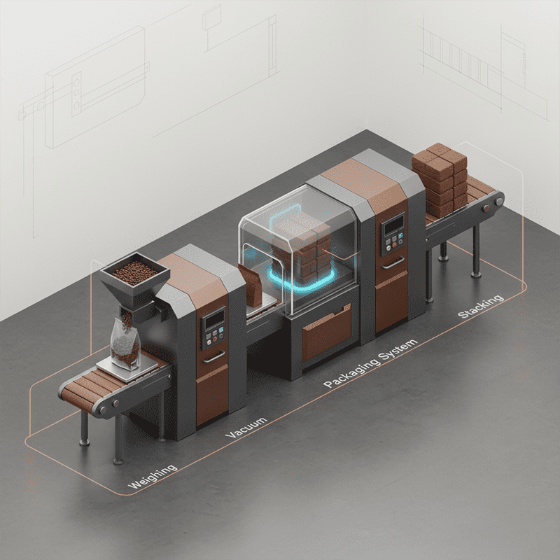 automatic vacuum packing machine