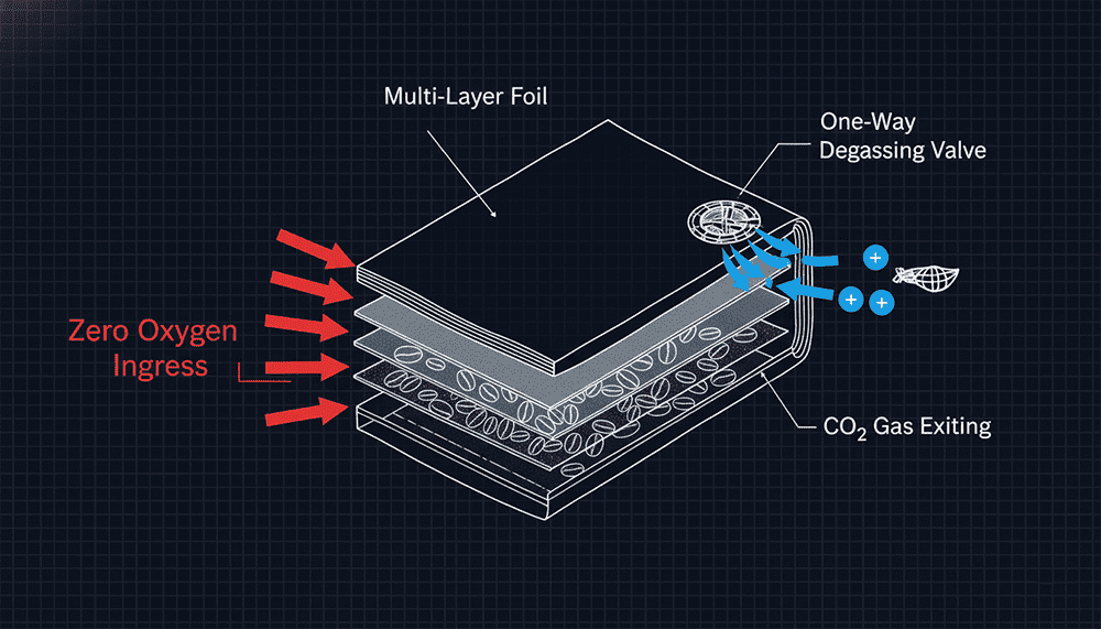coffee vacuum packaging machine