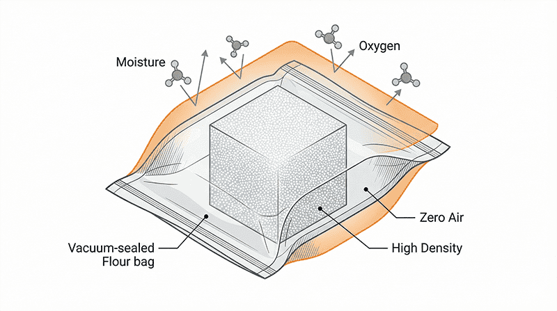 flour vacuum packaging machine