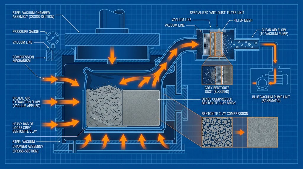 cat litter vacuum packaging machine