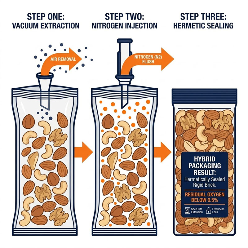 nut vacuum packaging