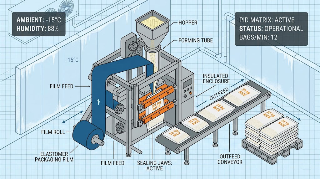 25 kg rice packing machine