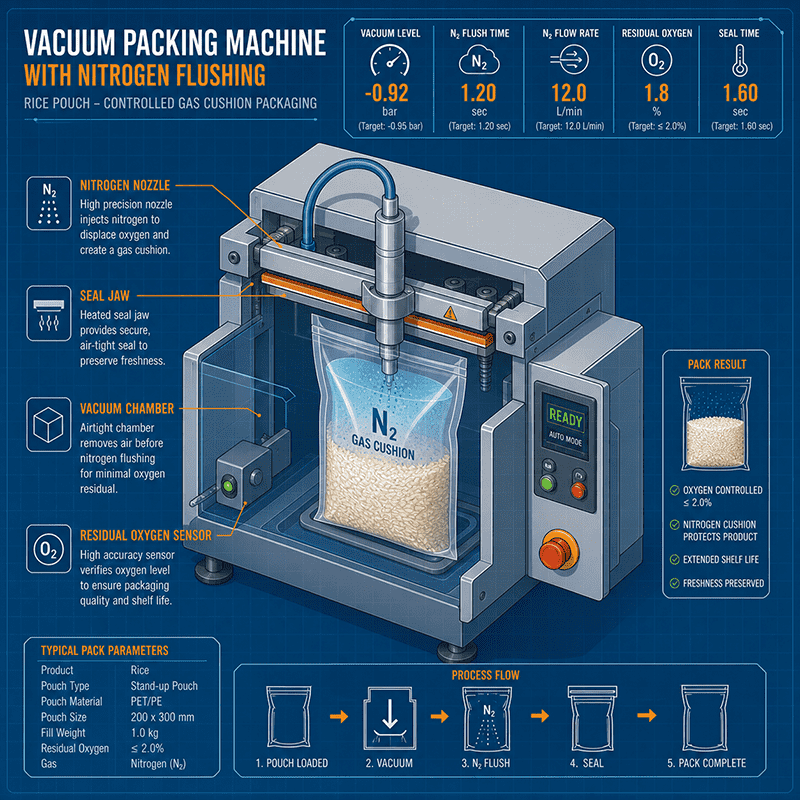 rice vacuum packaging machine