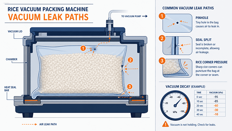 rice vacuum packing machine