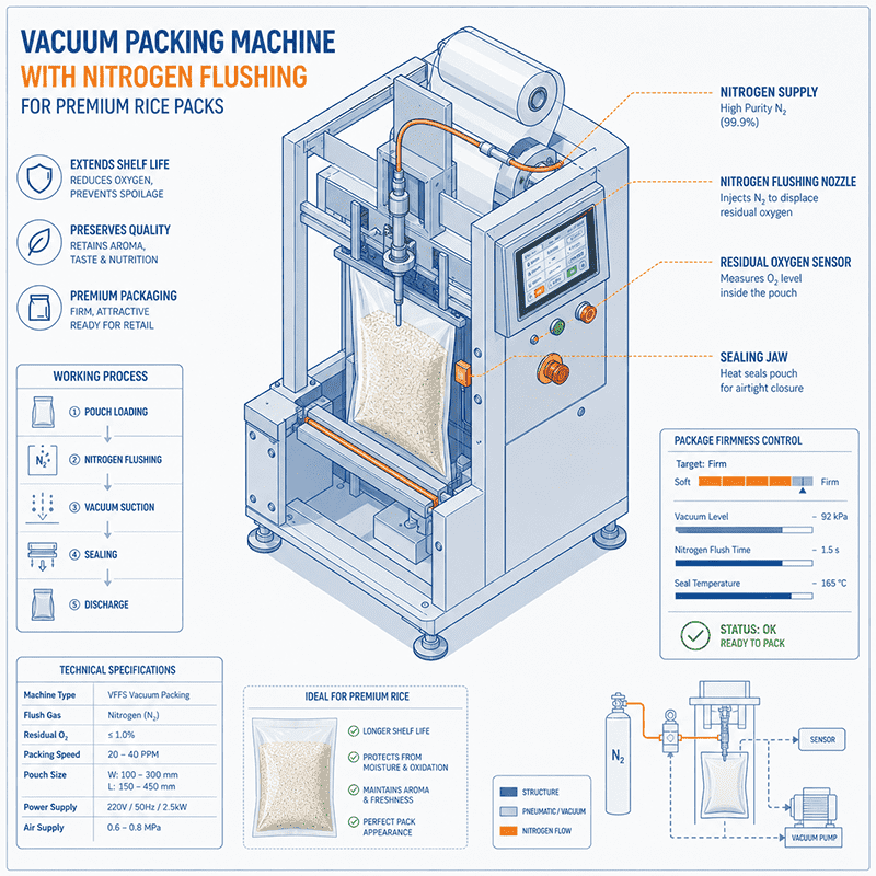 rice vacuum packaging machine