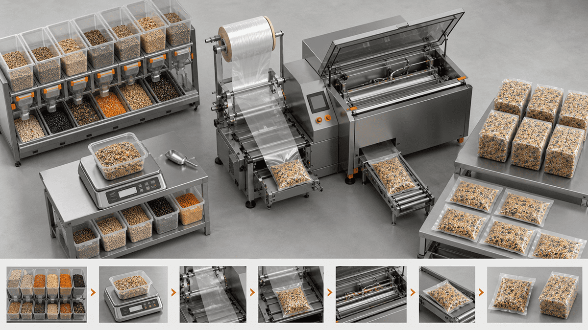 grain vacuum packing machine