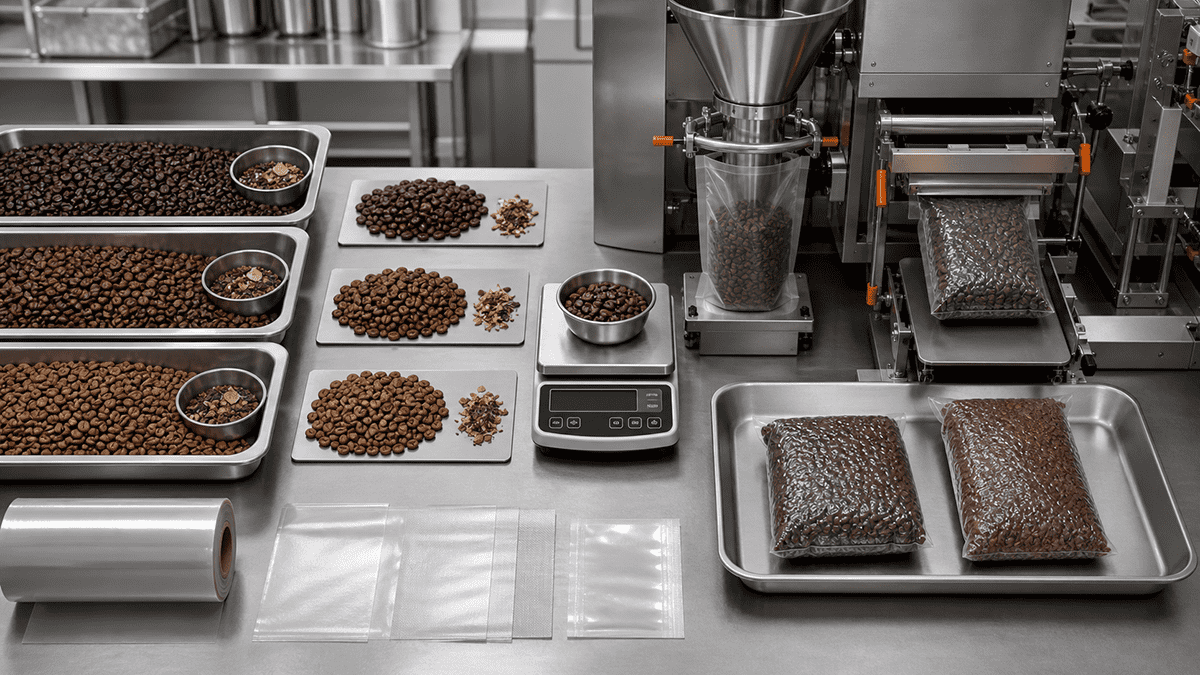 coffee vacuum packaging machine