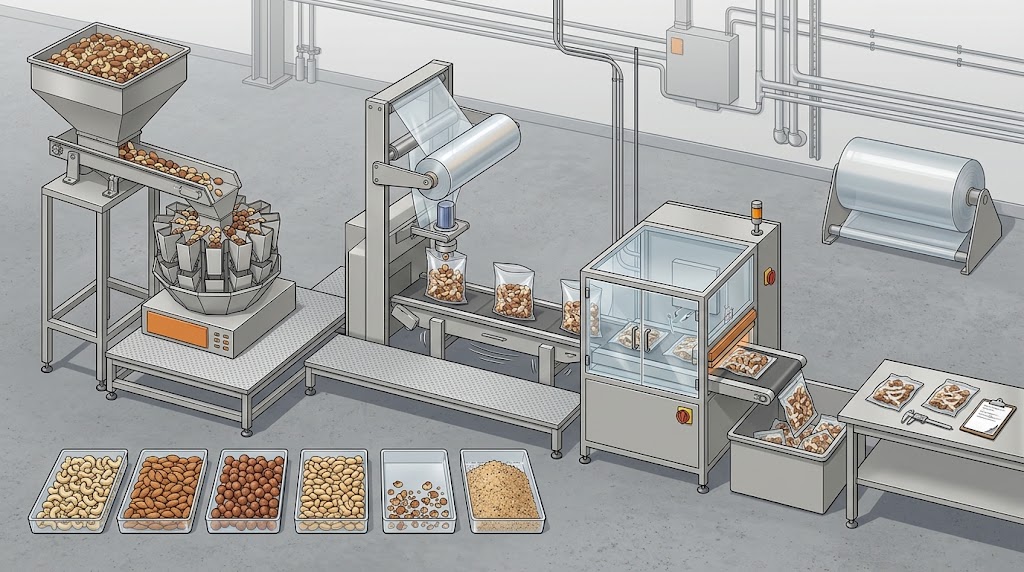 nut vacuum packing machine