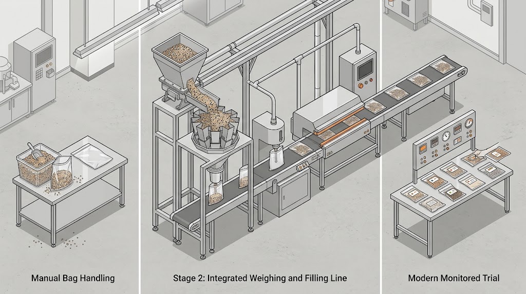 industrial vacuum packaging machine