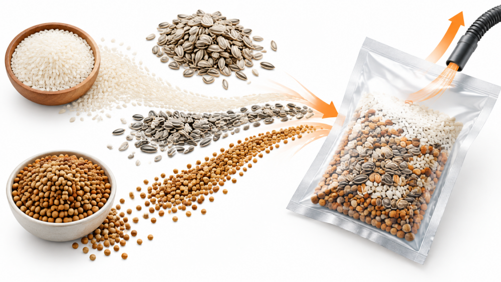 Granular food products and the vacuum packaging challenges they create