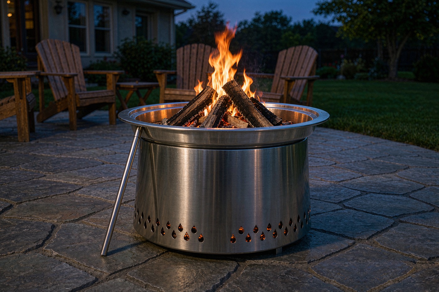 smokeless fire pit