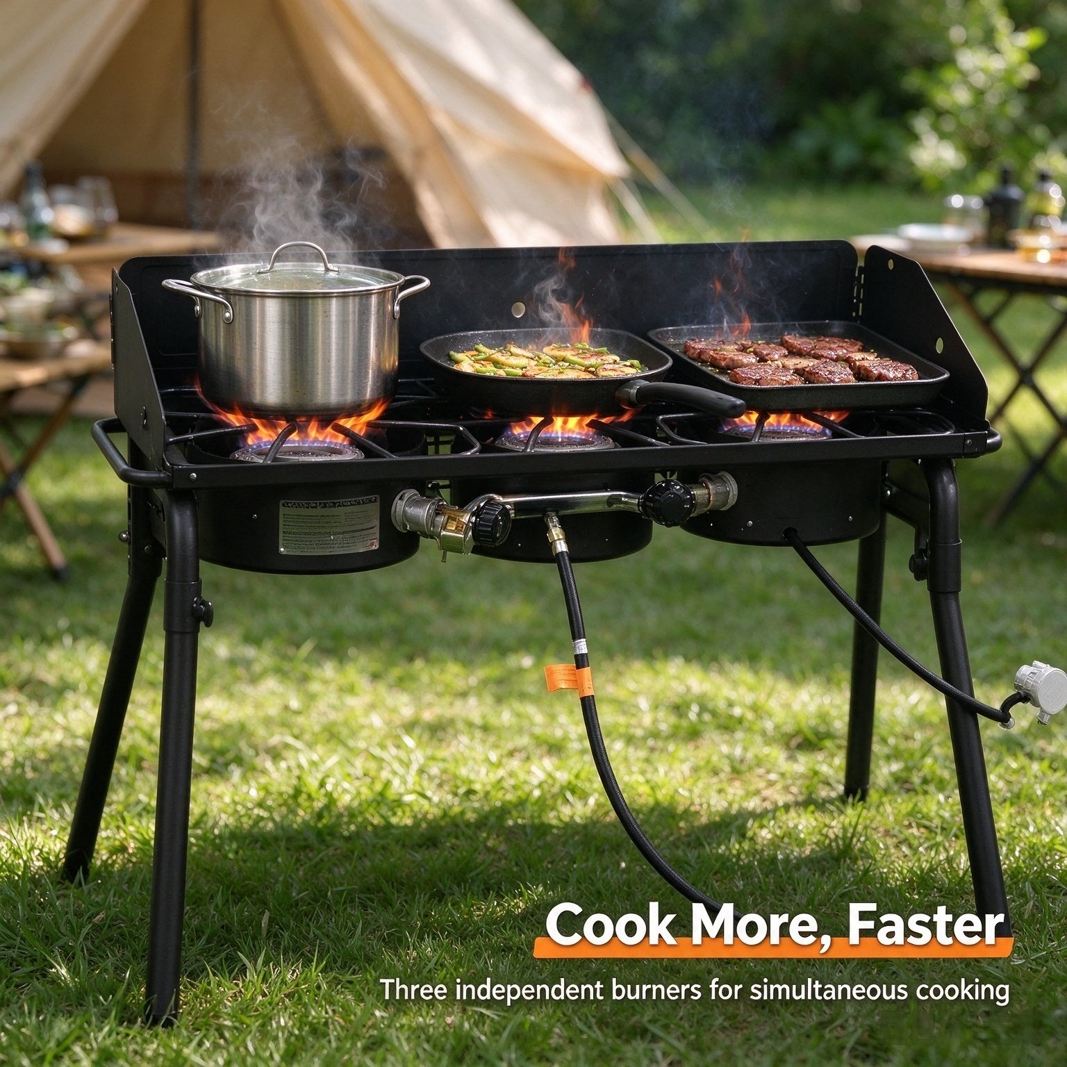 outdoor propane stove