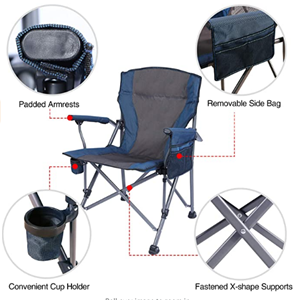 folding camping chair with logo