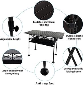 outdoor picnic table with adjustable legs