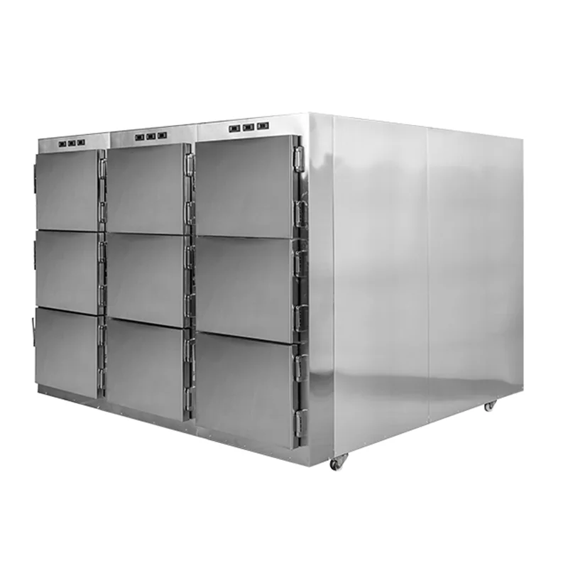 9-body mortuary refrigerator