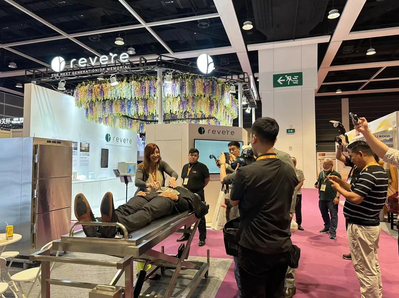 Roundfin exhibition booth at AFE Asia Funeral Expo 2024