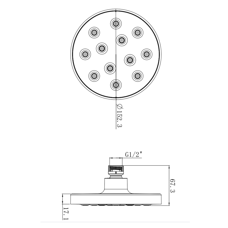 chrome shower head chrome shower head
