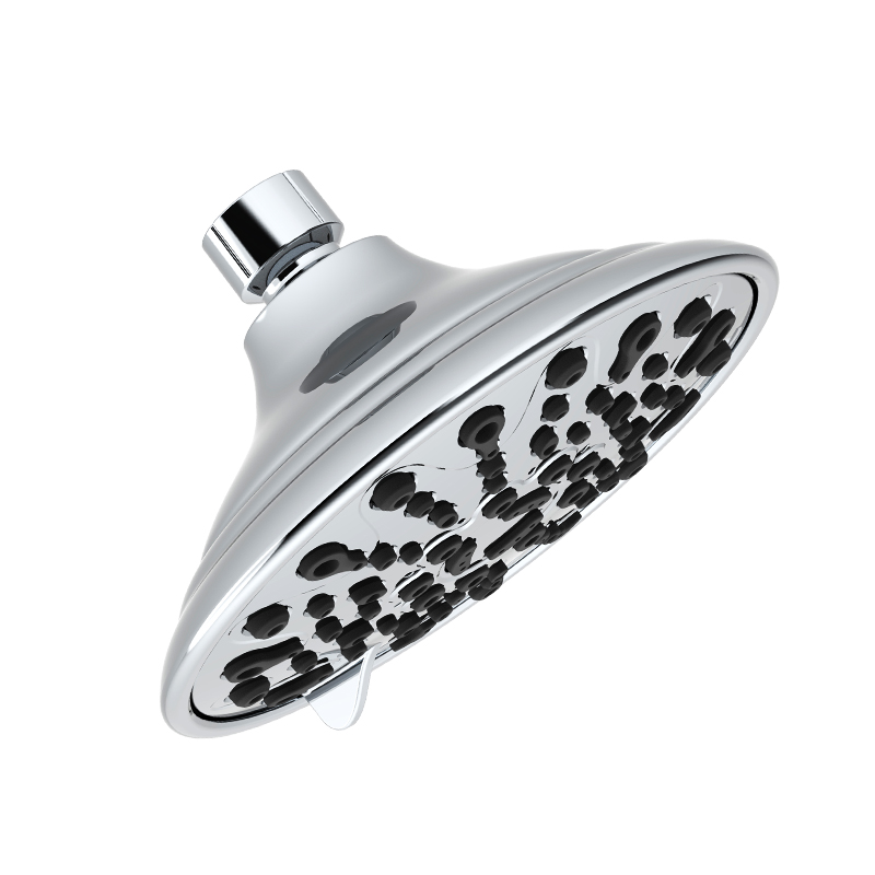 chrome shower head