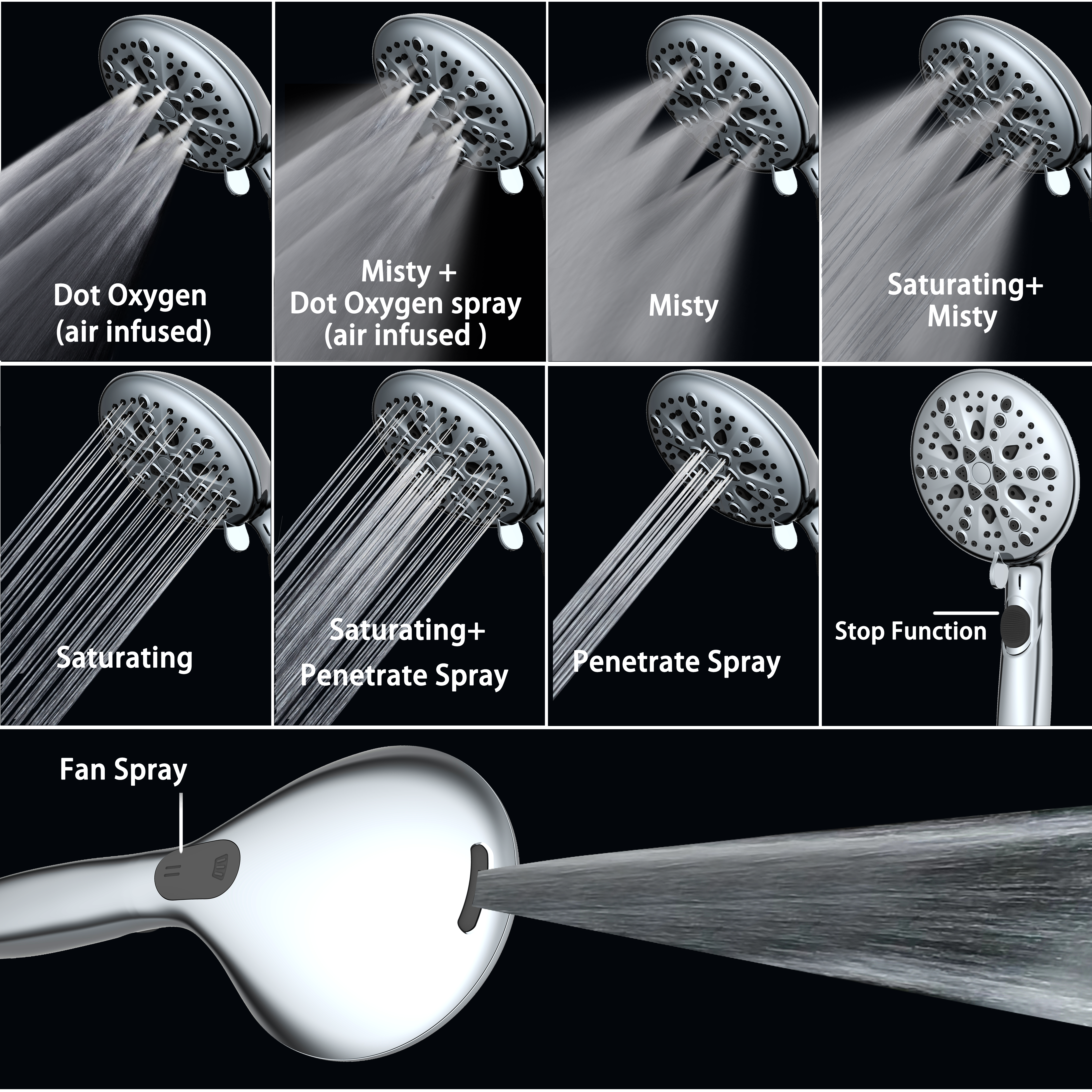 hand held shower head