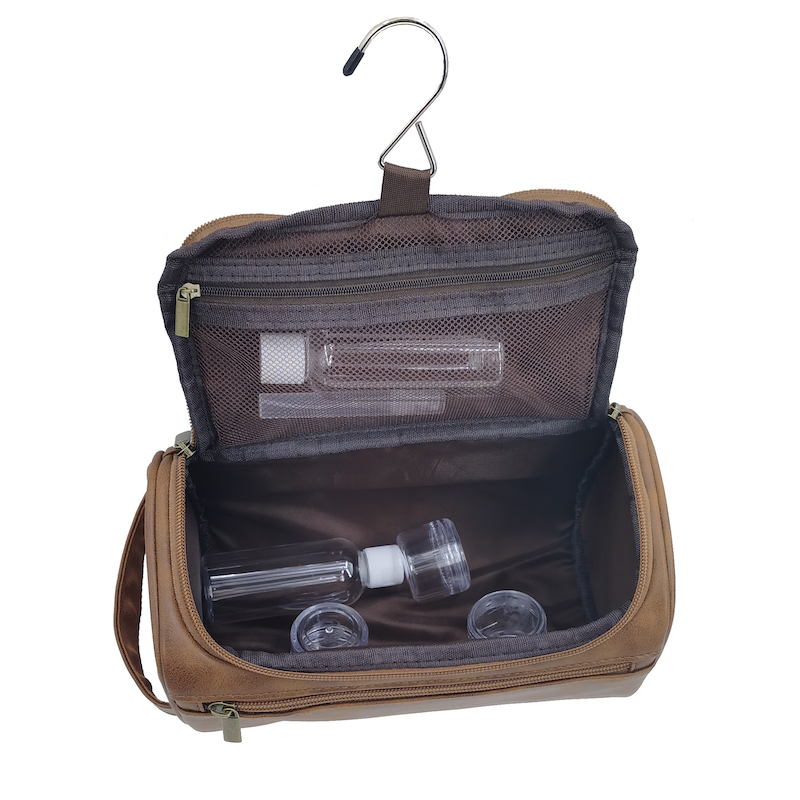 leather wash bag leather wash bag