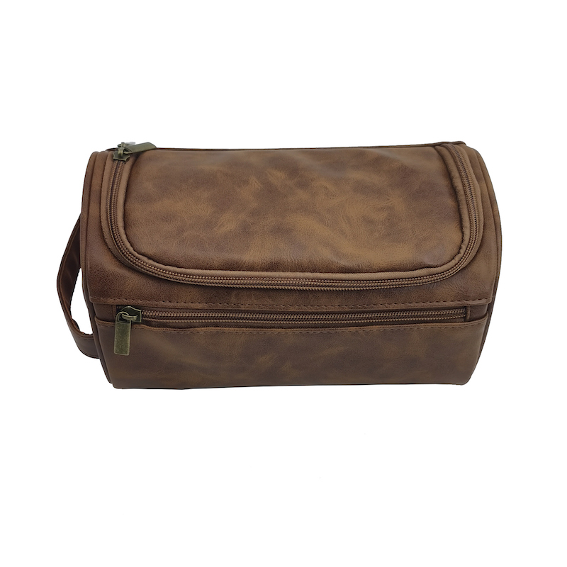 mens leather wash bag mens leather wash bag