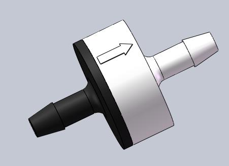 Medical oxygen one way valve