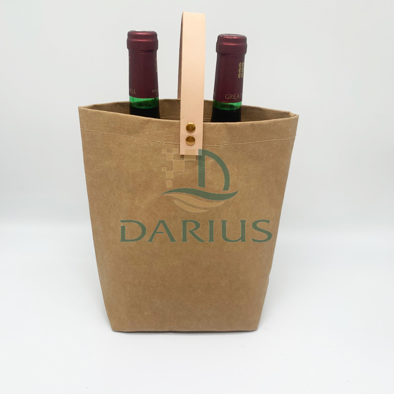 waterproof kraft wine bag