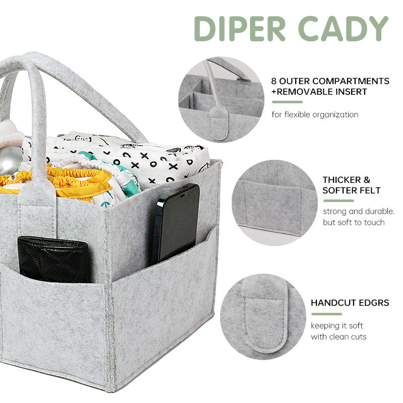 baby diaper box storage basket