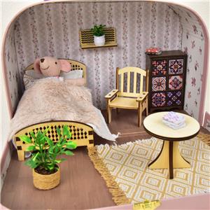miniature suitcase dollhouse
