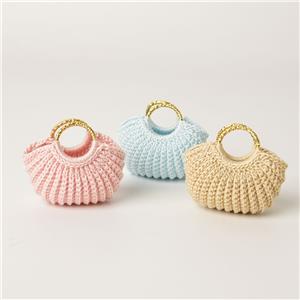 knitted mini bag