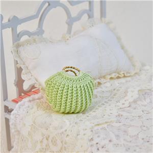 knitted mini bag