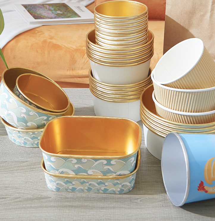 square paper bowls