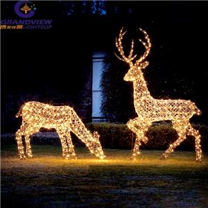 christmas reindeer lights