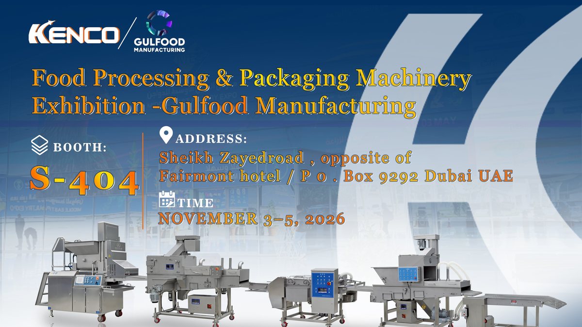 Henco Machinery invitation for Gulfood Manufacturing 2026, stand S-404, 3-5 November