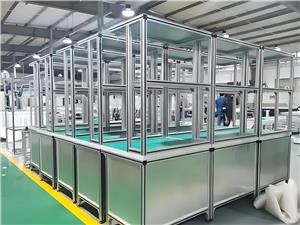 Aluminum alloy extruded industrial profiles