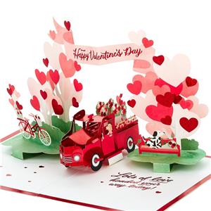 Valentine's day 3D POP UP Greeting card