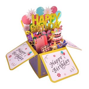3D POP UP Birthday greeting card