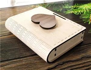 wooden bookmark