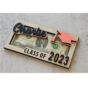 Graduation wallet wooden gift