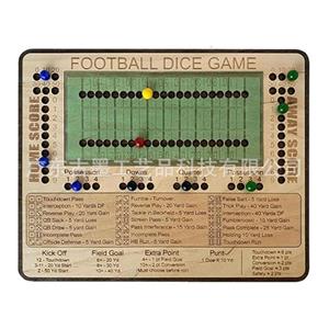 football dice board game