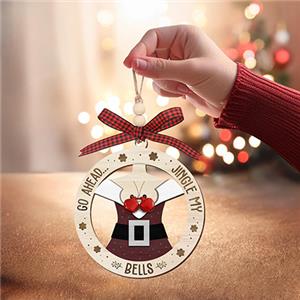 custom wooden bell ornaments