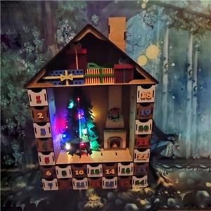 wooden advent calendar