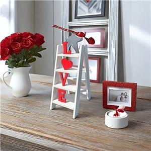 valentine ladder decoration