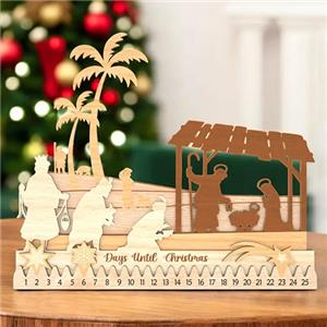wooden advent calendar
