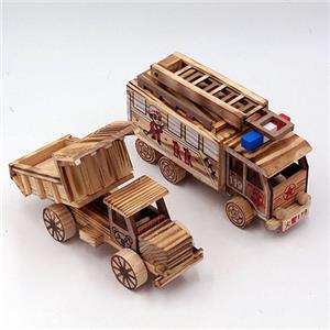 wooden model ornaments