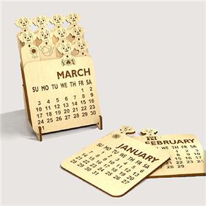 custom wooden calendar 2025