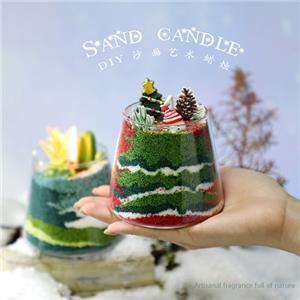 DIY sand art candle kit